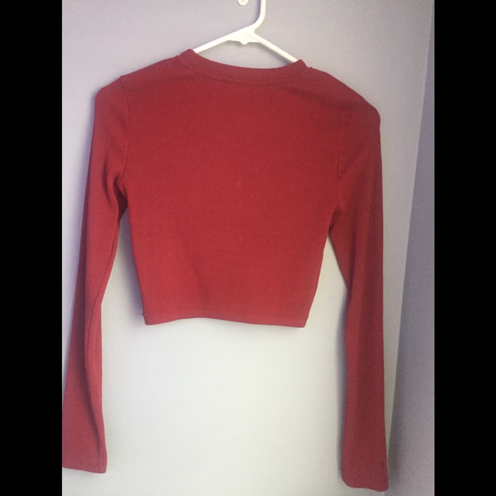 Forever 21 Long Sleeve Crop Top - Picture 2 of 4